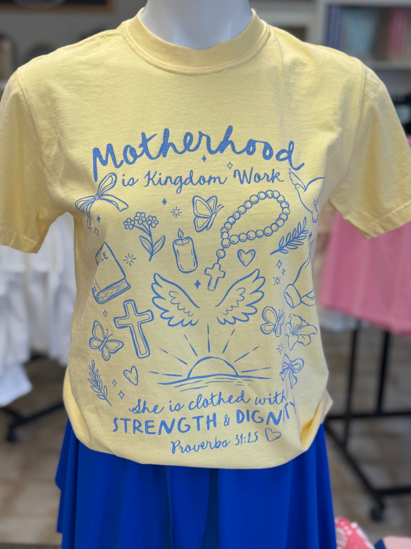 Motherhood is Kingdom Work Tee