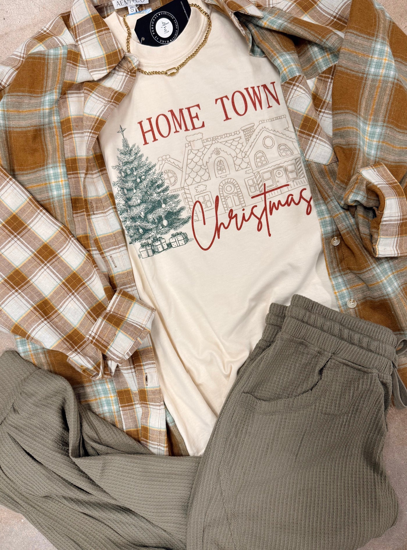 Home Town Christmas Tee