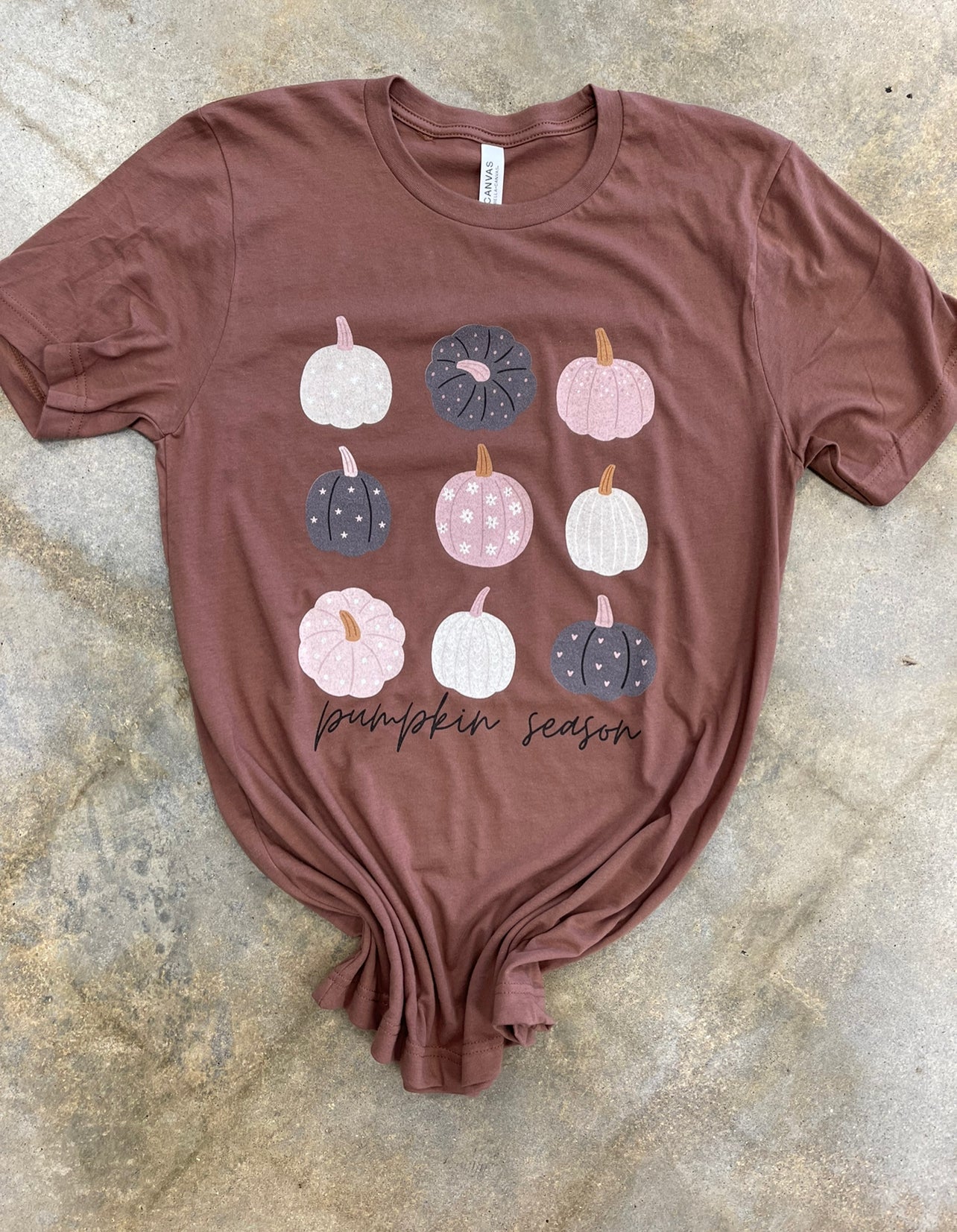 Pumpkin Season Pink Tee