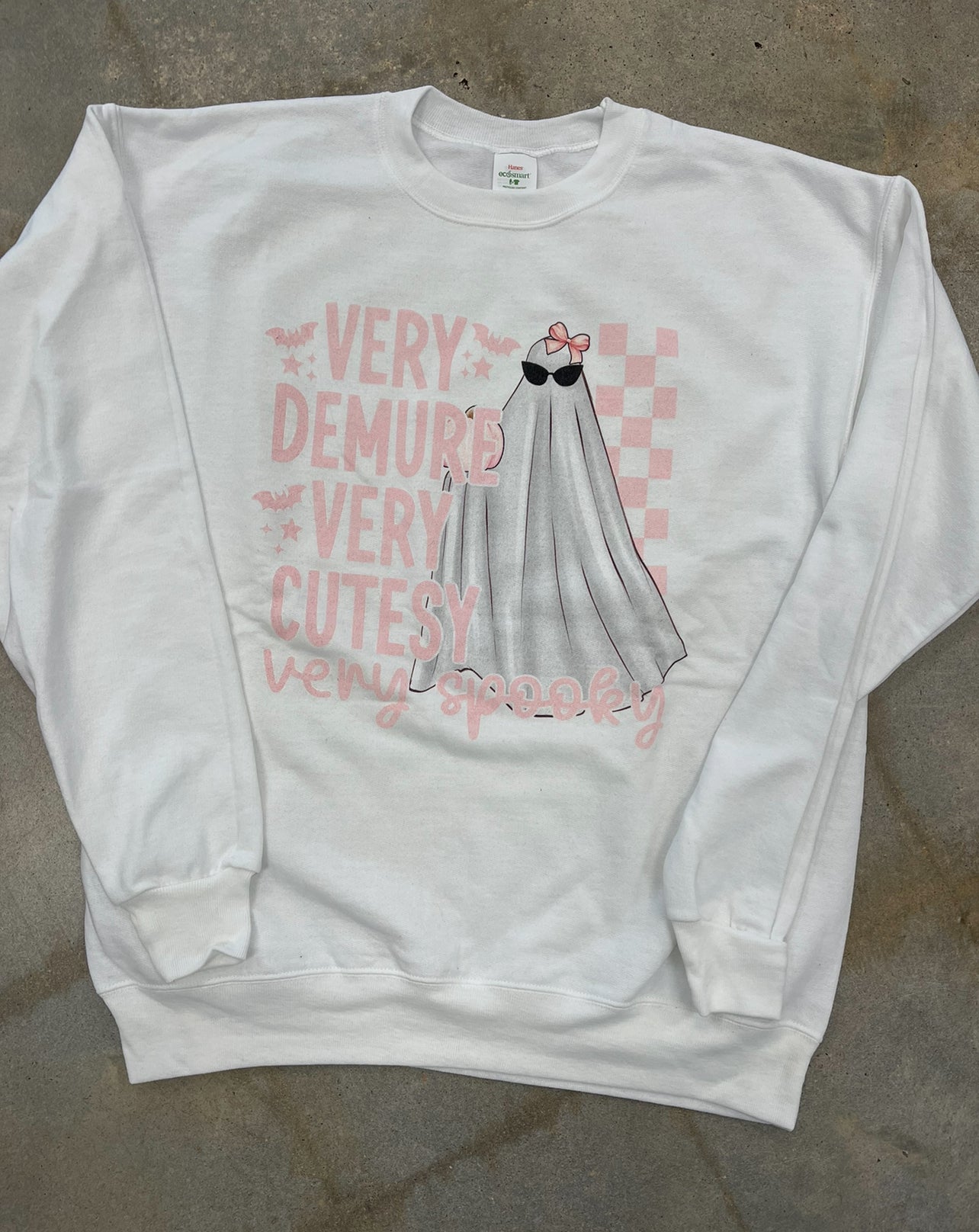 Very Demure Ghost Crewneck Sweatshirt