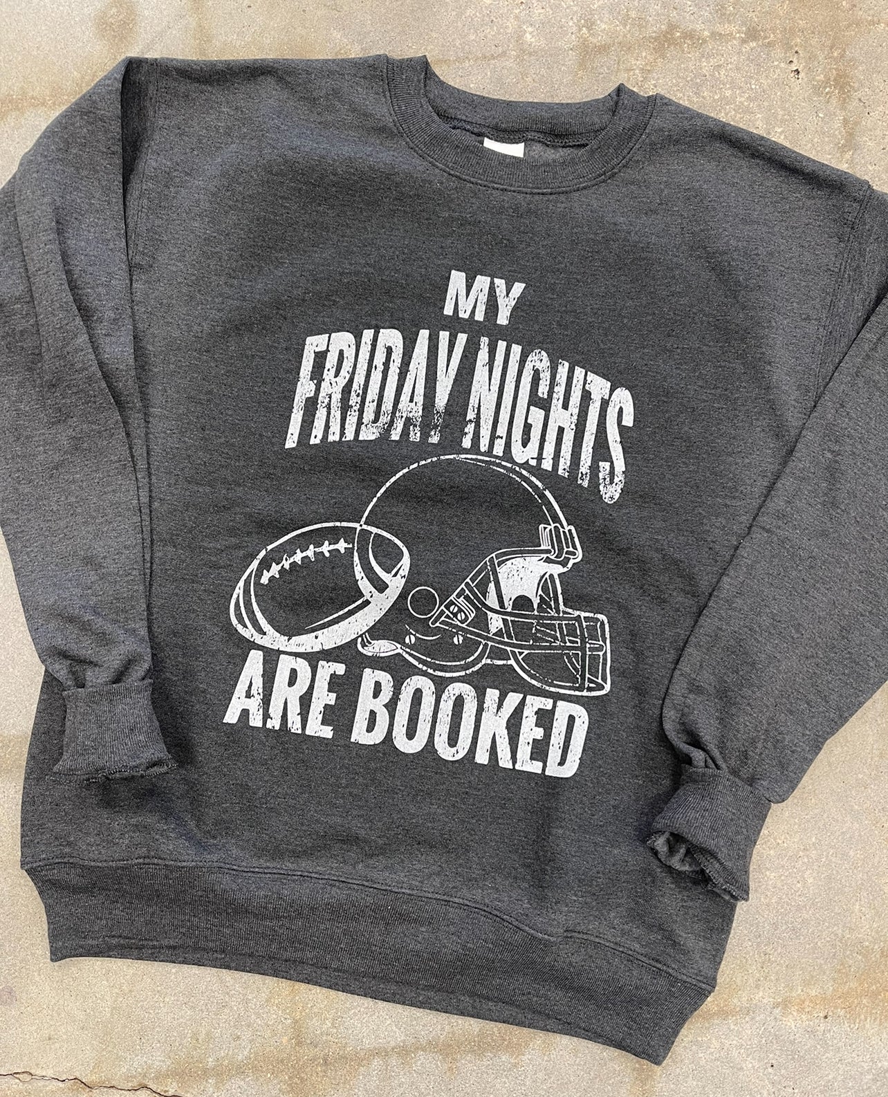 My Friday Nights Are Booked Crewneck Sweatshirt