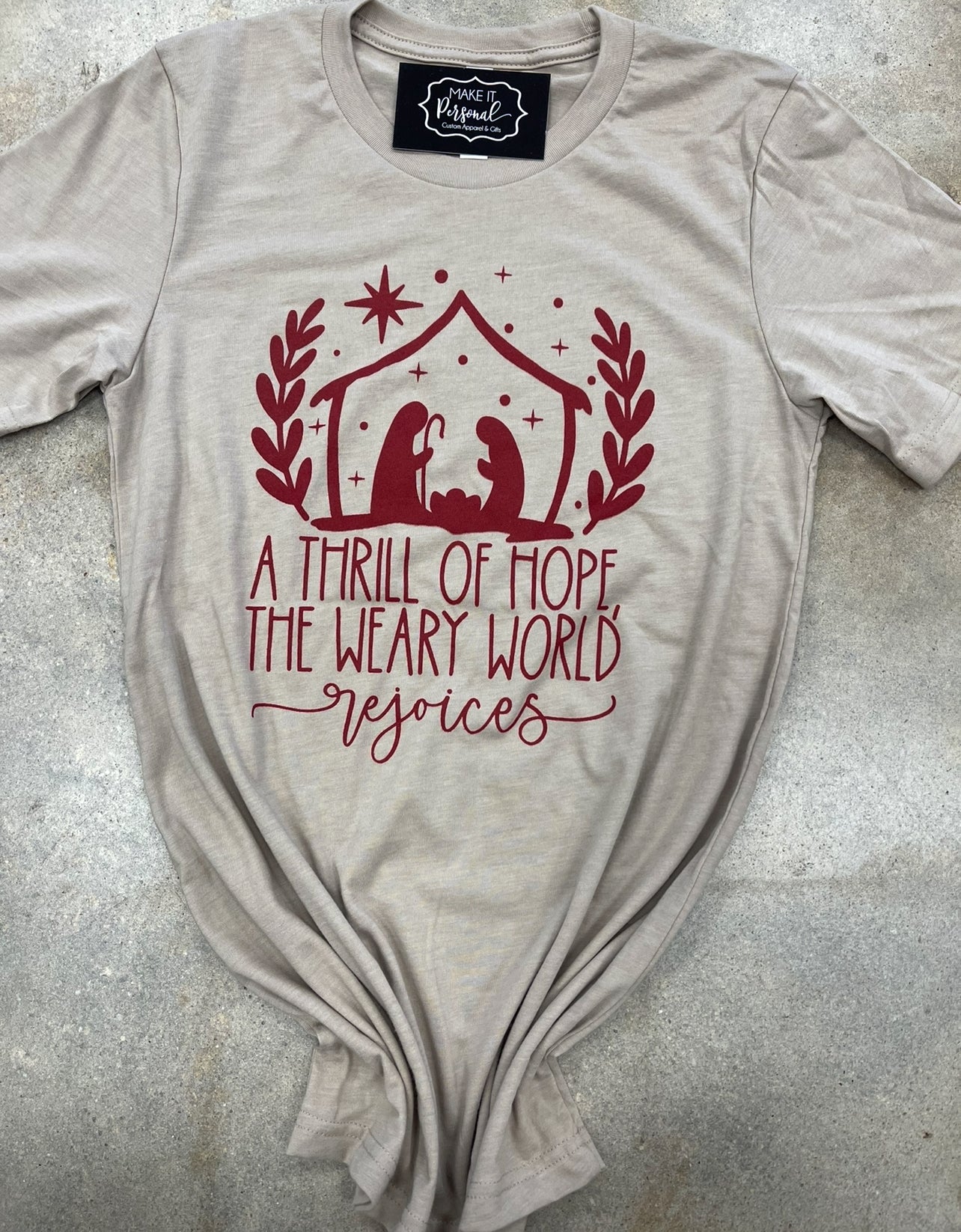 The Weary World Rejoices Tee