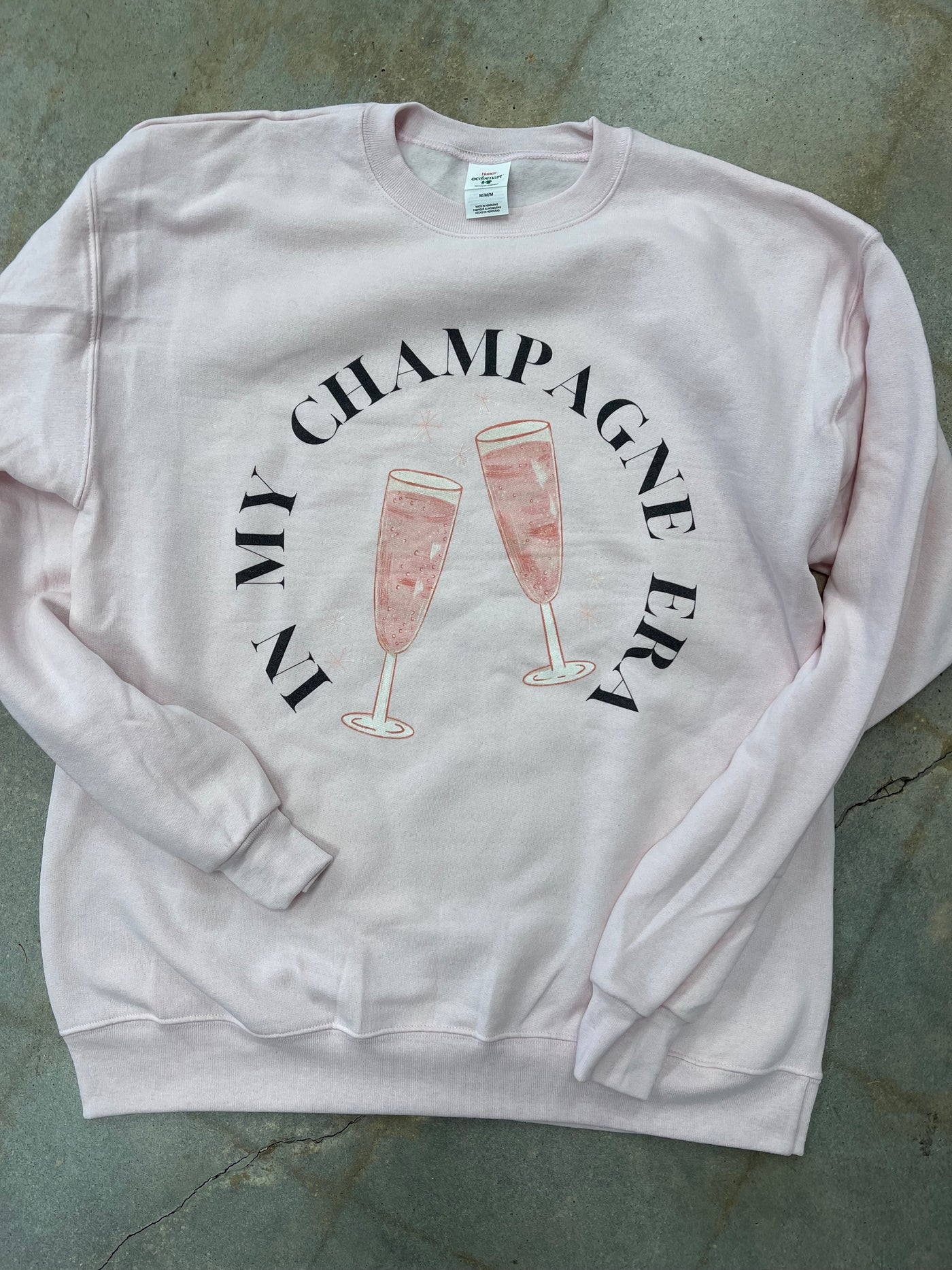 In my Champagne Era Crewneck Sweatshirt