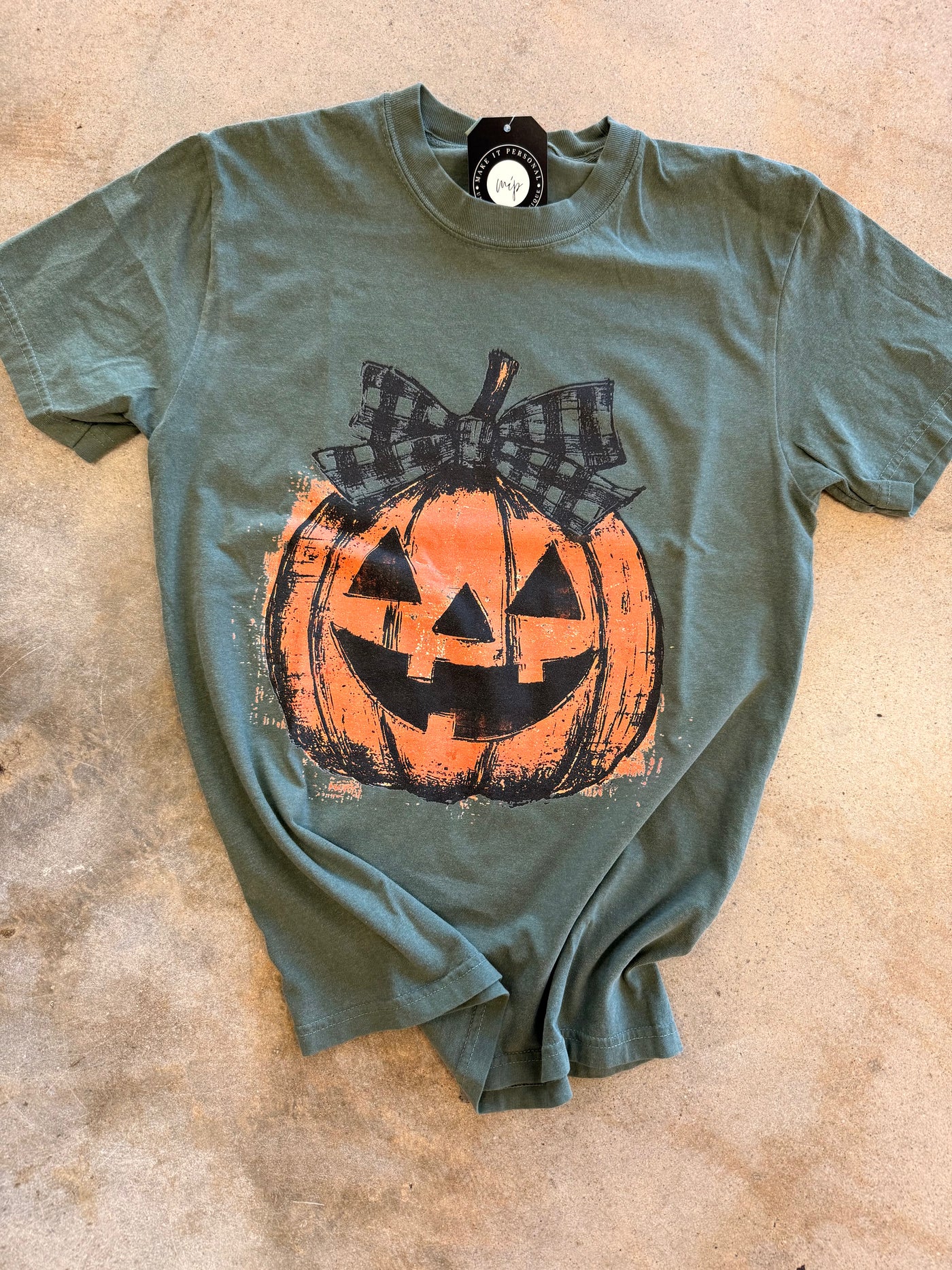 Pumpkin Bow Tee