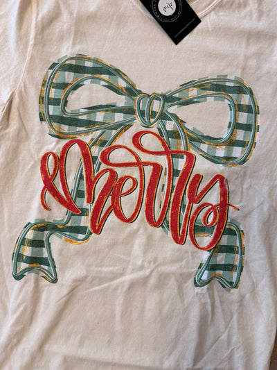 Merry Bow Tee