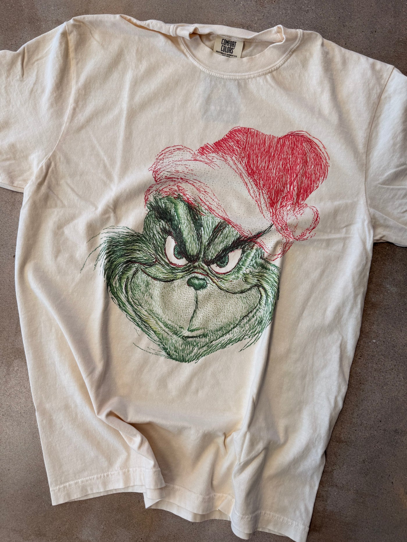 Grinch Face Graphic Tee
