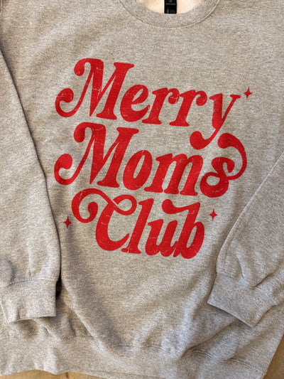 Merry Moms Club Crewneck Sweatshirt