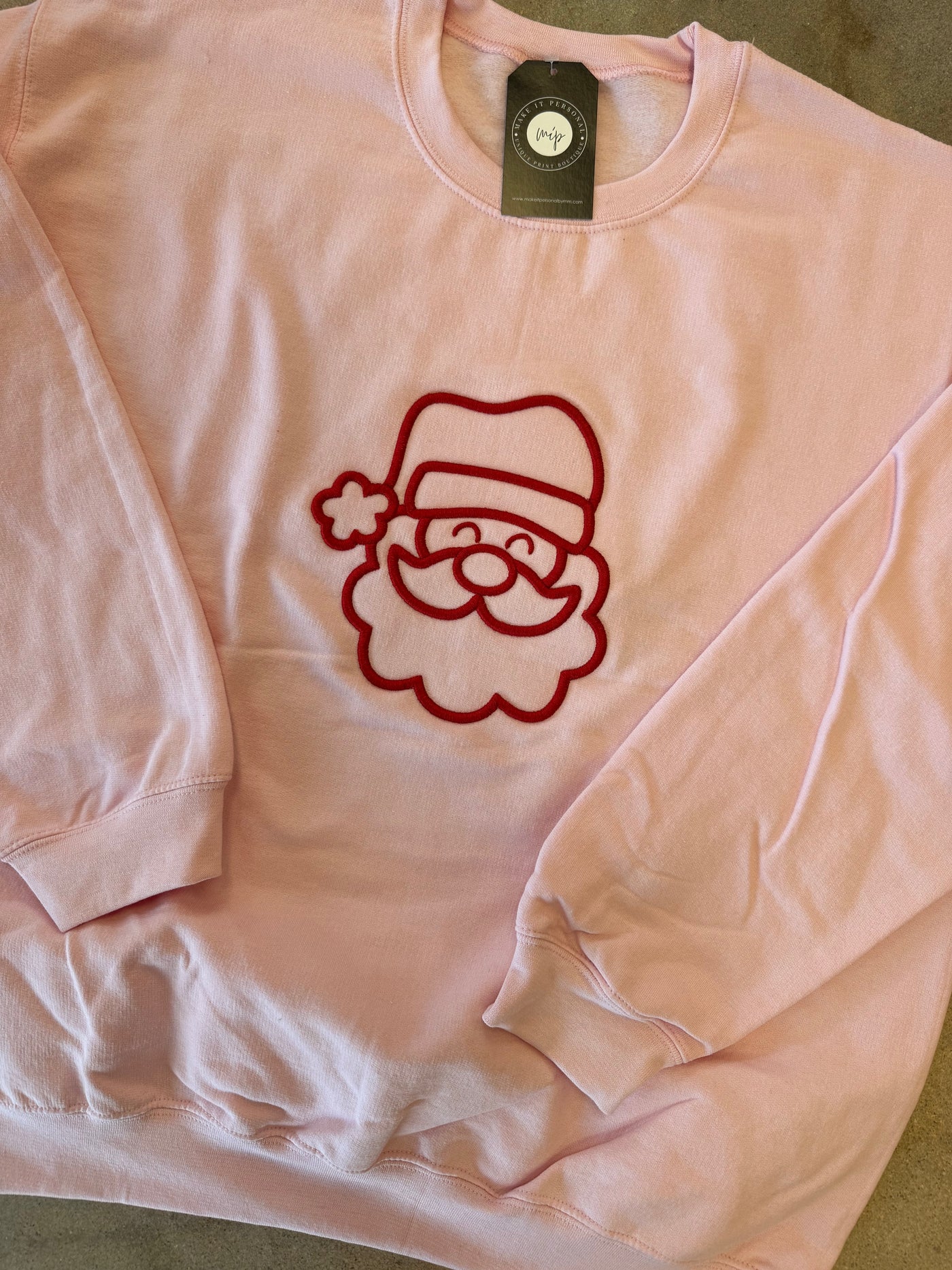 3D Puff Embroidered Crewneck Sweatshirt