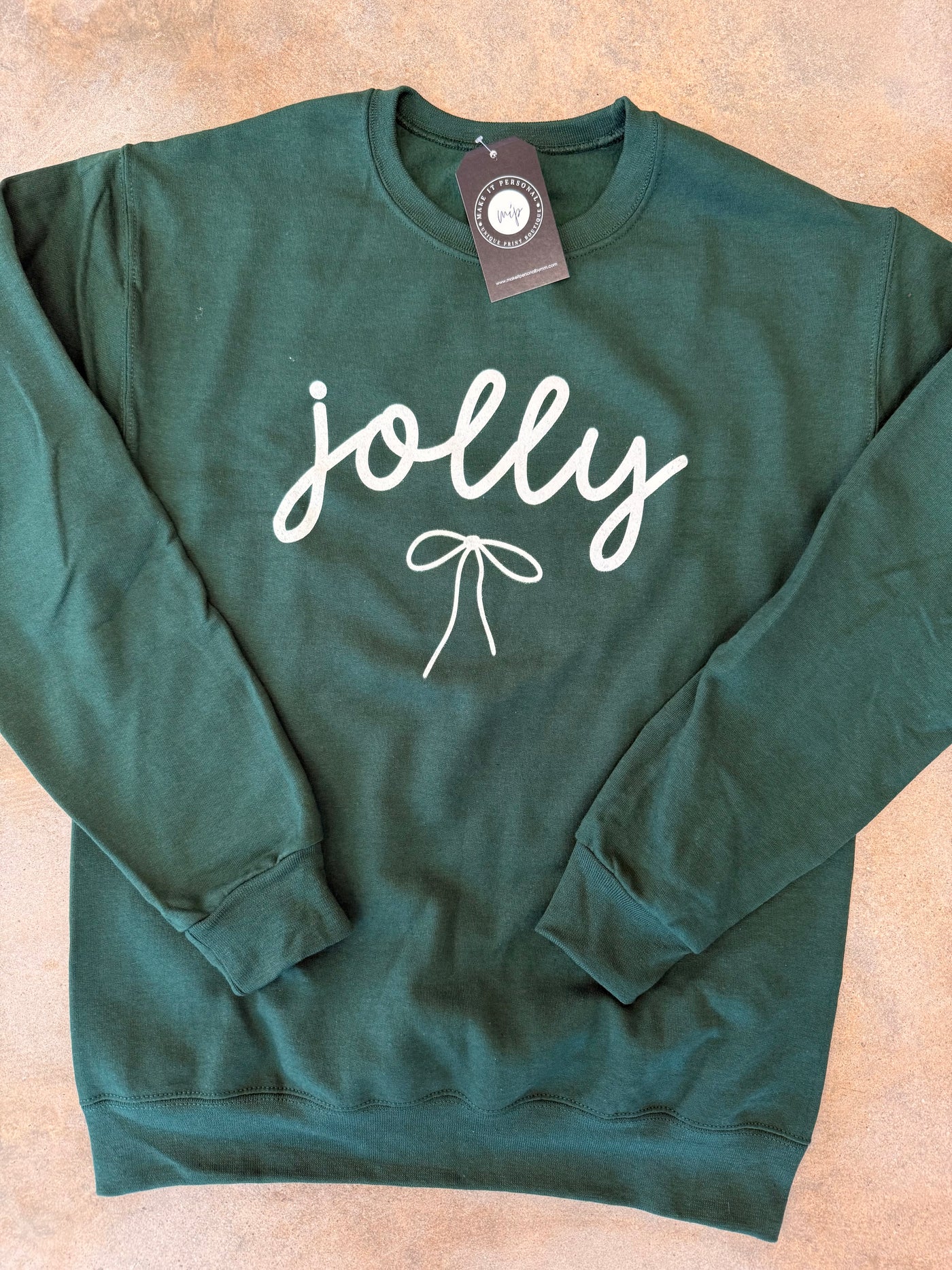 Jolly Bow Crewneck Sweatshirt