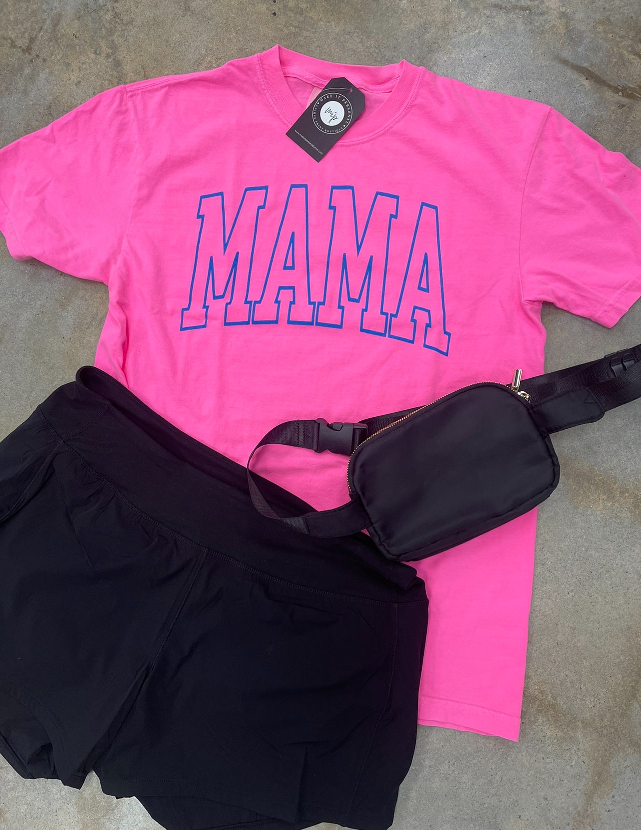 Mama Hot Pink Tee