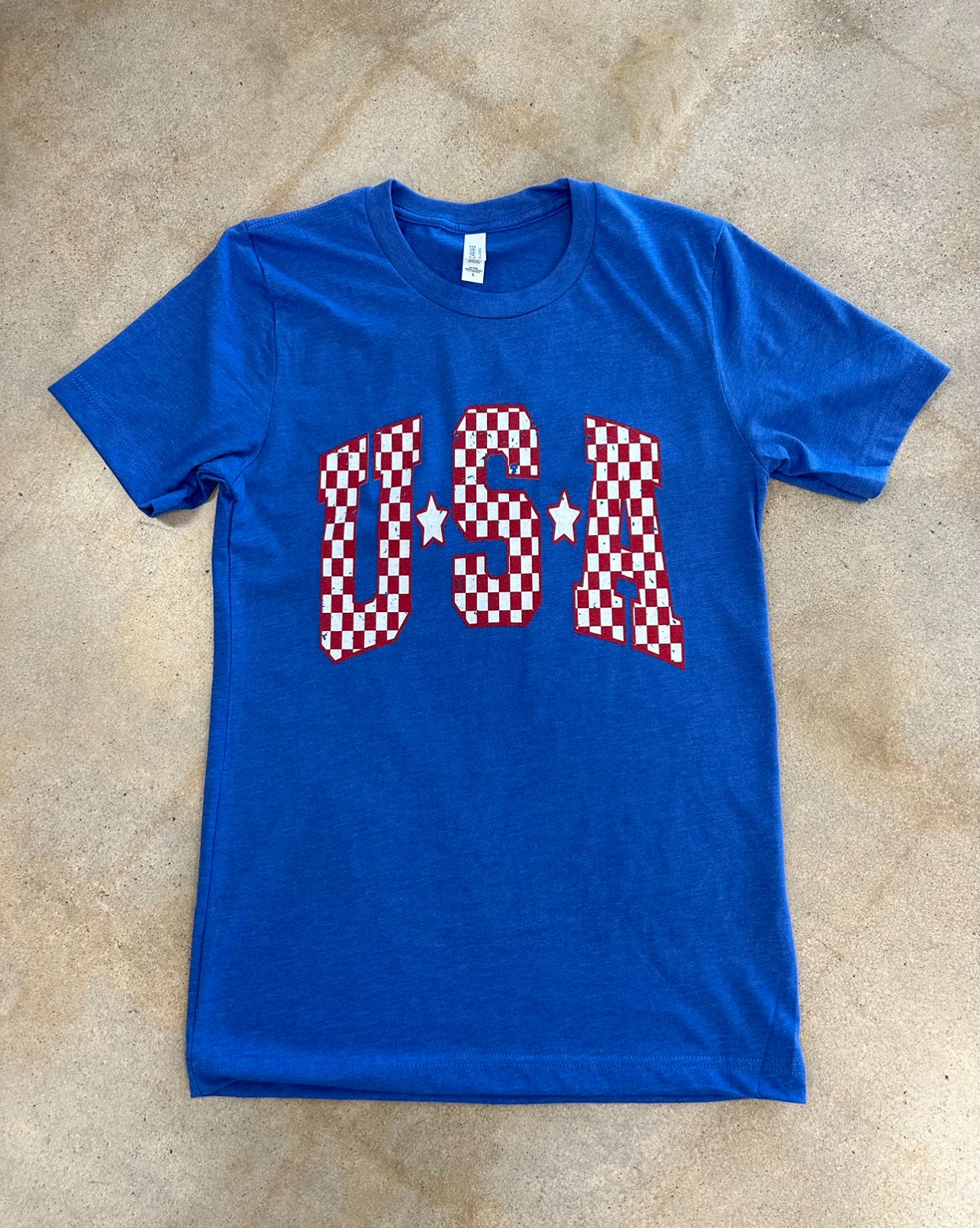 Blue USA Tee