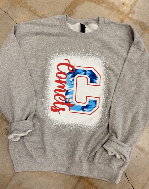 Bleached Varsity Crewneck Sweatshirt