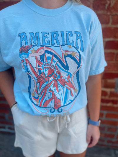 America Home of the Free Tee