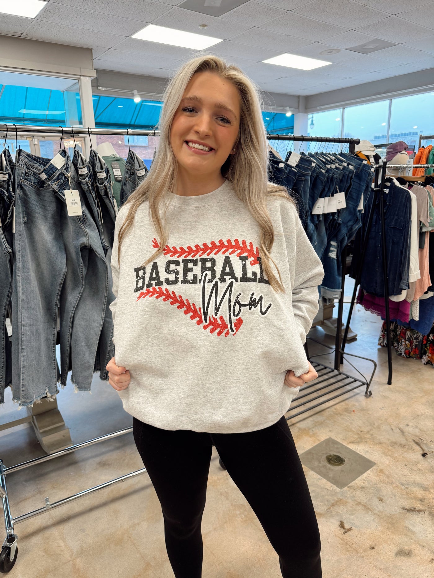 Baseball Mom Crewneck