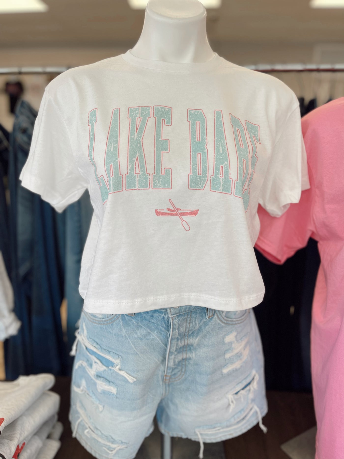 Lake Babe Cropped Tee