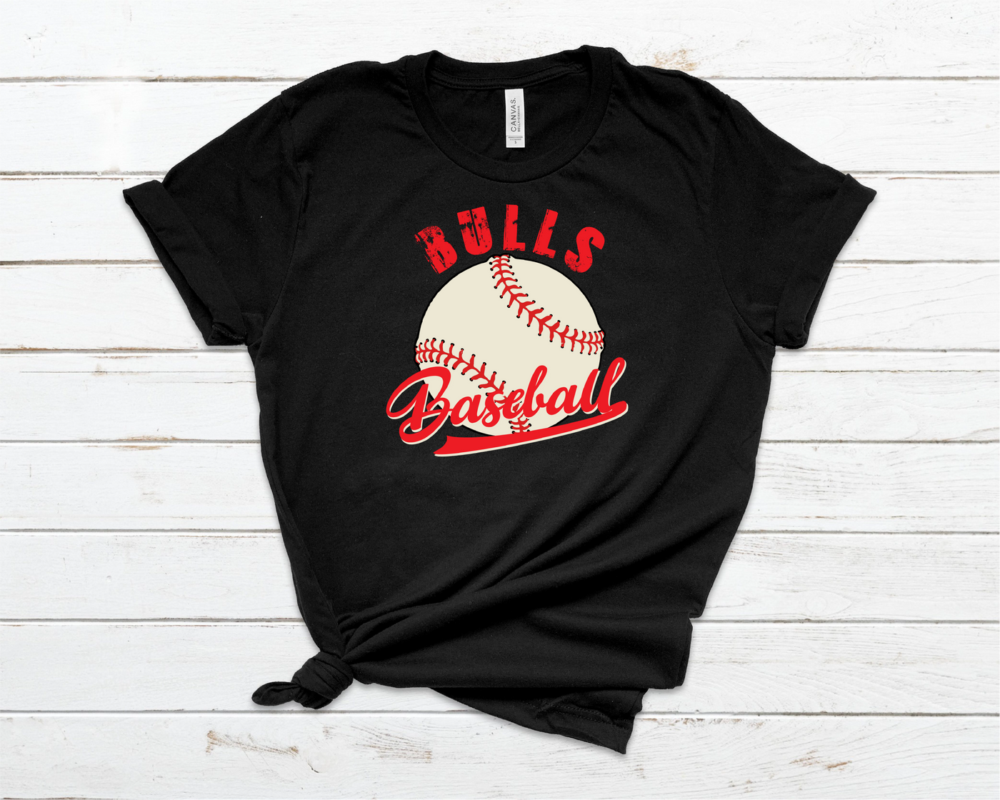 School Mascot Baseball Tee