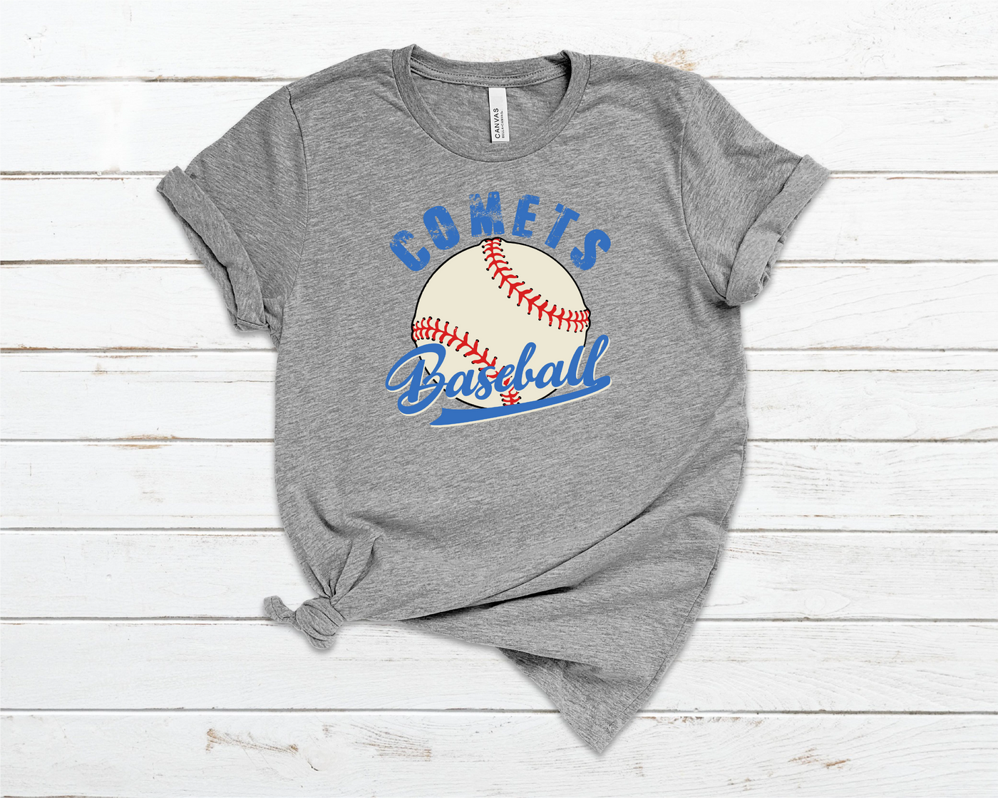 School Mascot Baseball Tee