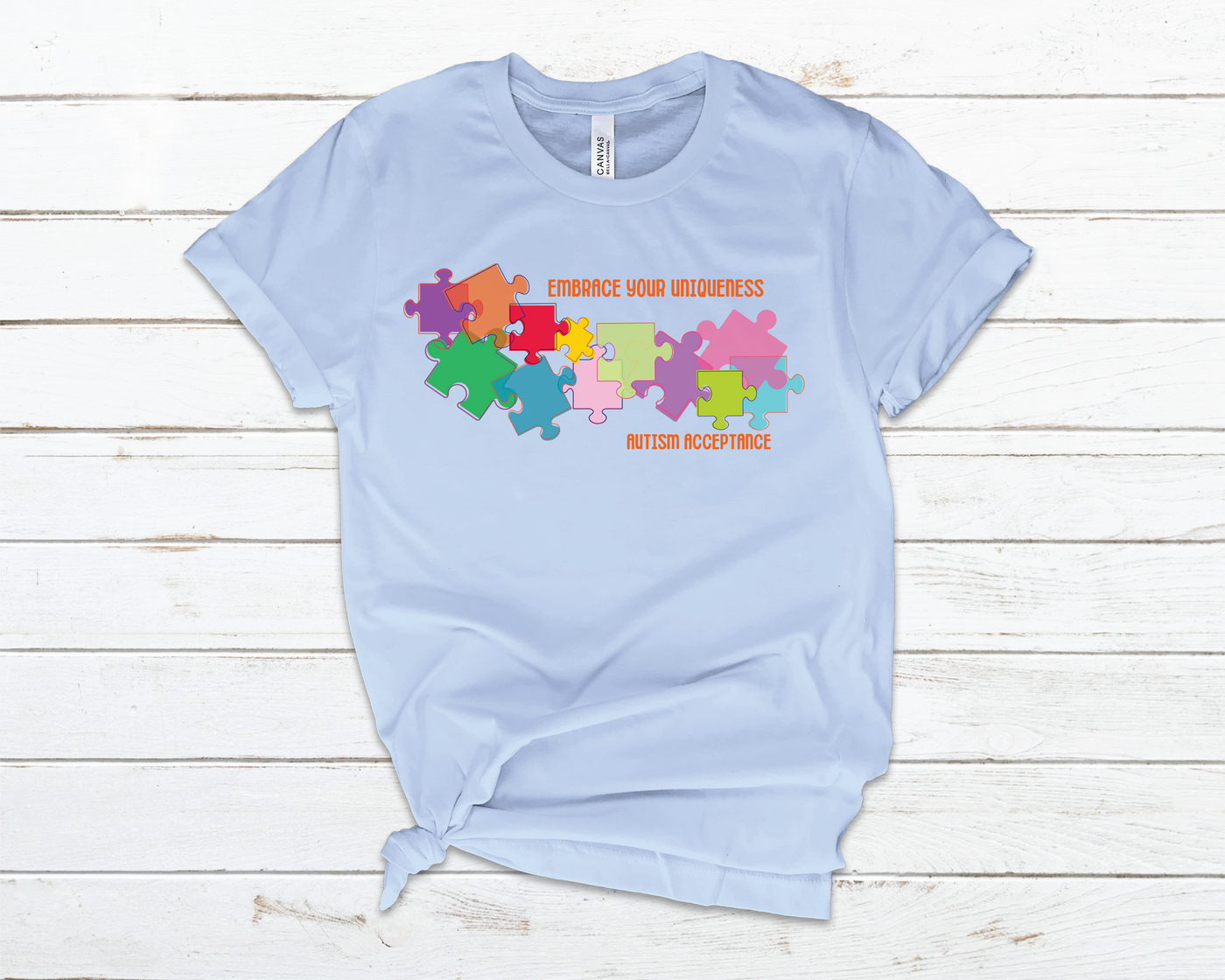 Embrace your Uniqueness Autism Acceptance Tee