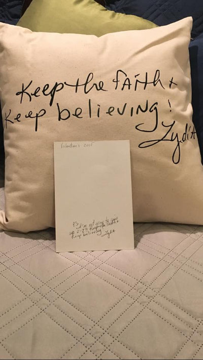 Custom Pillow Cover - Personalized Pillow - Handwriting