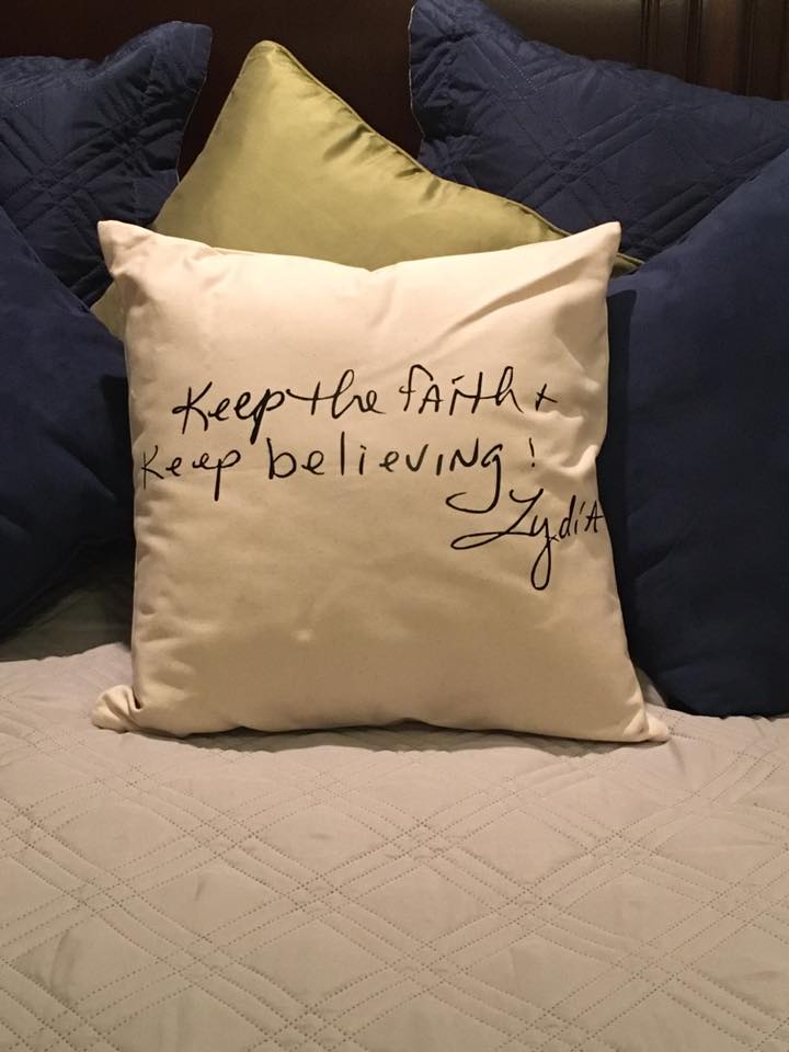 Custom Pillow Cover - Personalized Pillow - Handwriting