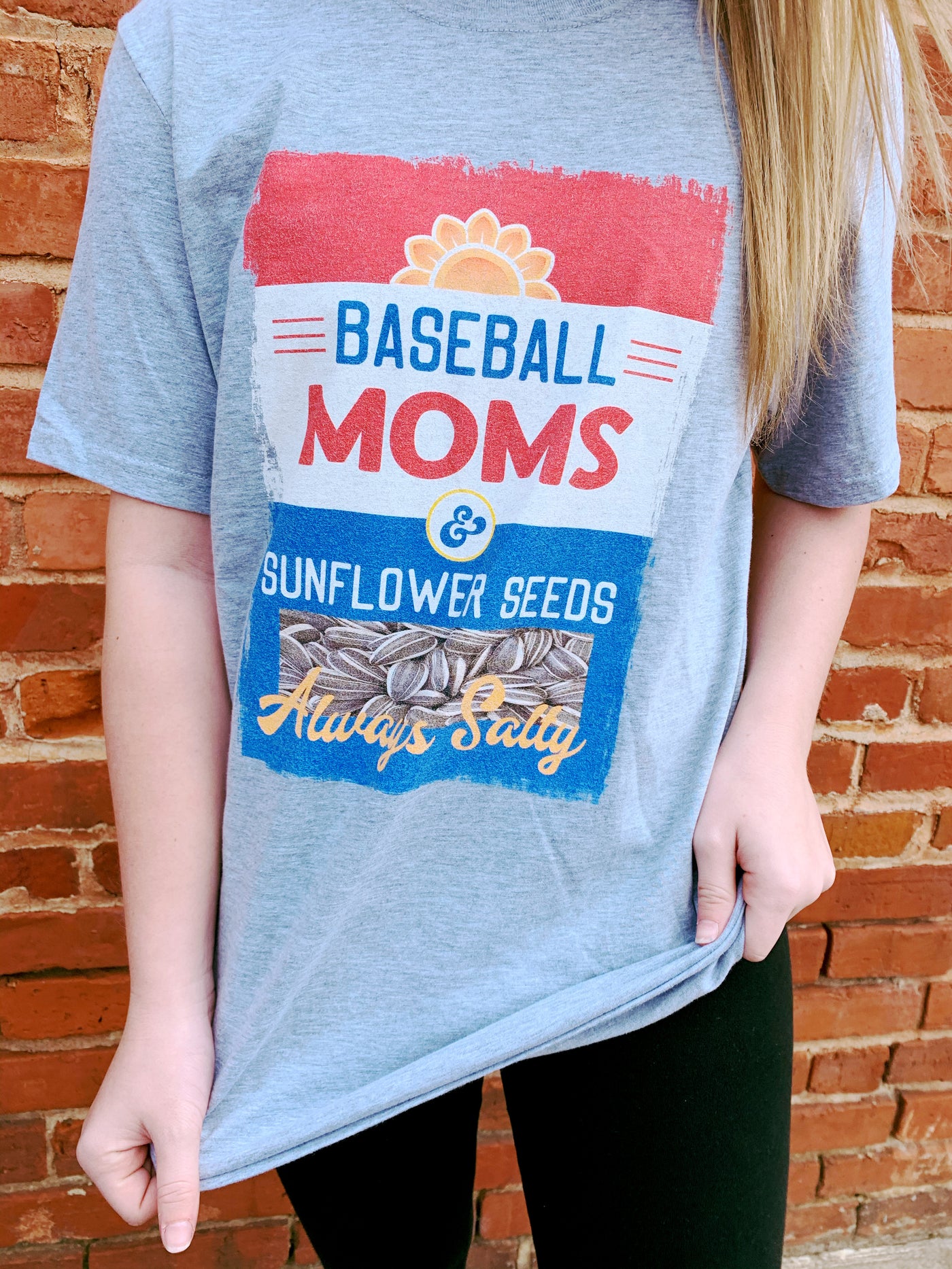 Baseball Mom Sunflower Seeds Tee