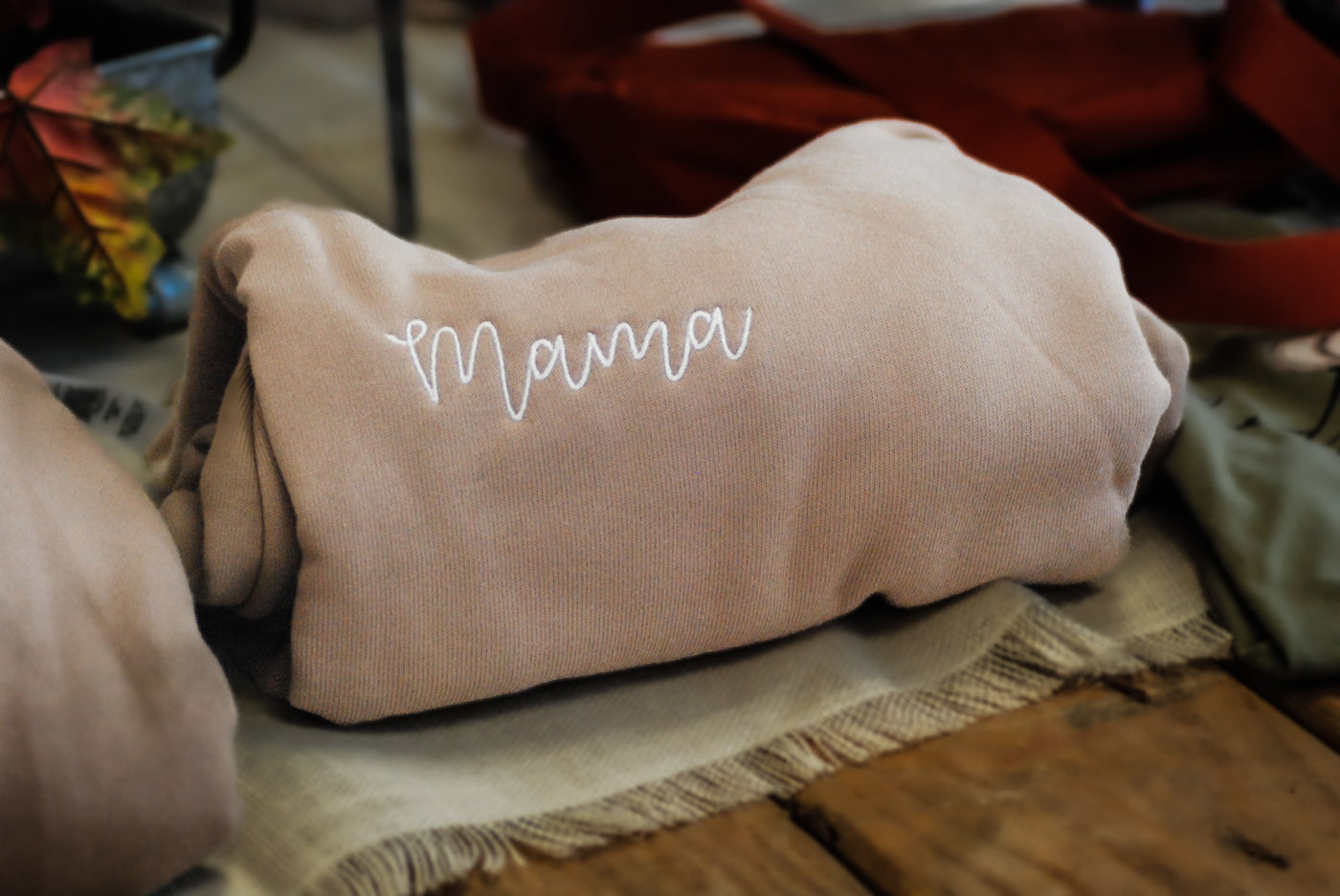 Mama Embroidered Crewneck