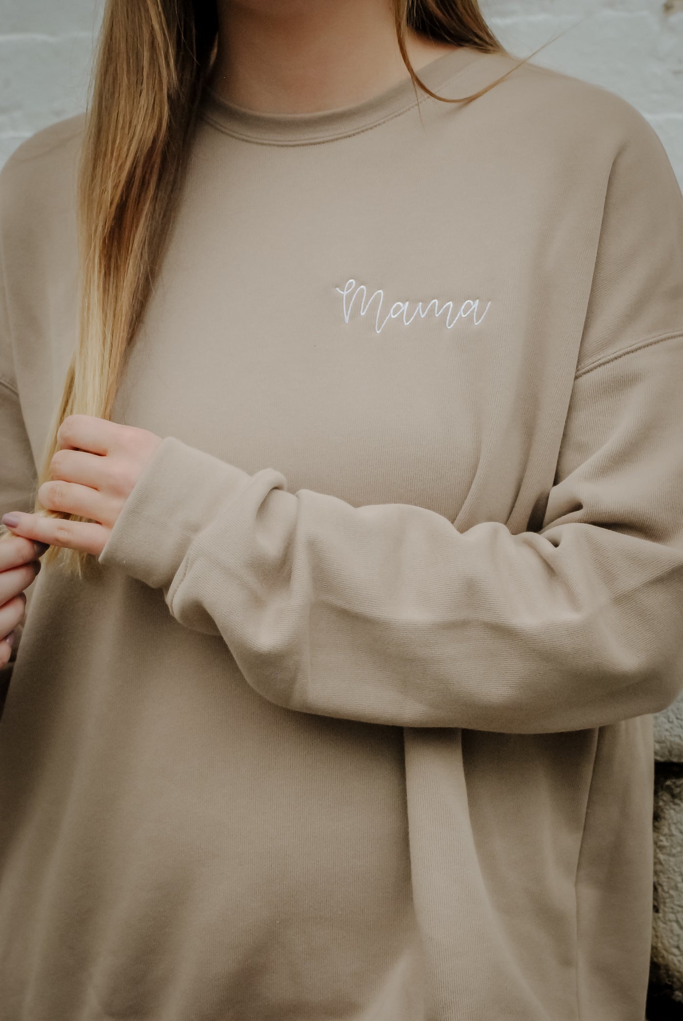 Mama Embroidered Crewneck