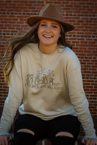 Nativity Hope Crewneck