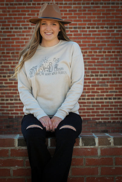 Nativity Hope Crewneck