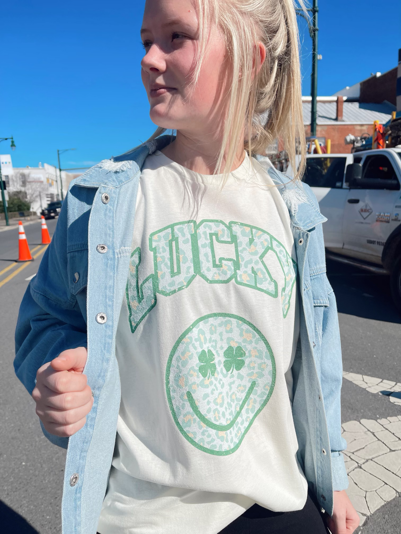 Lucky Smile St Patricks Tee