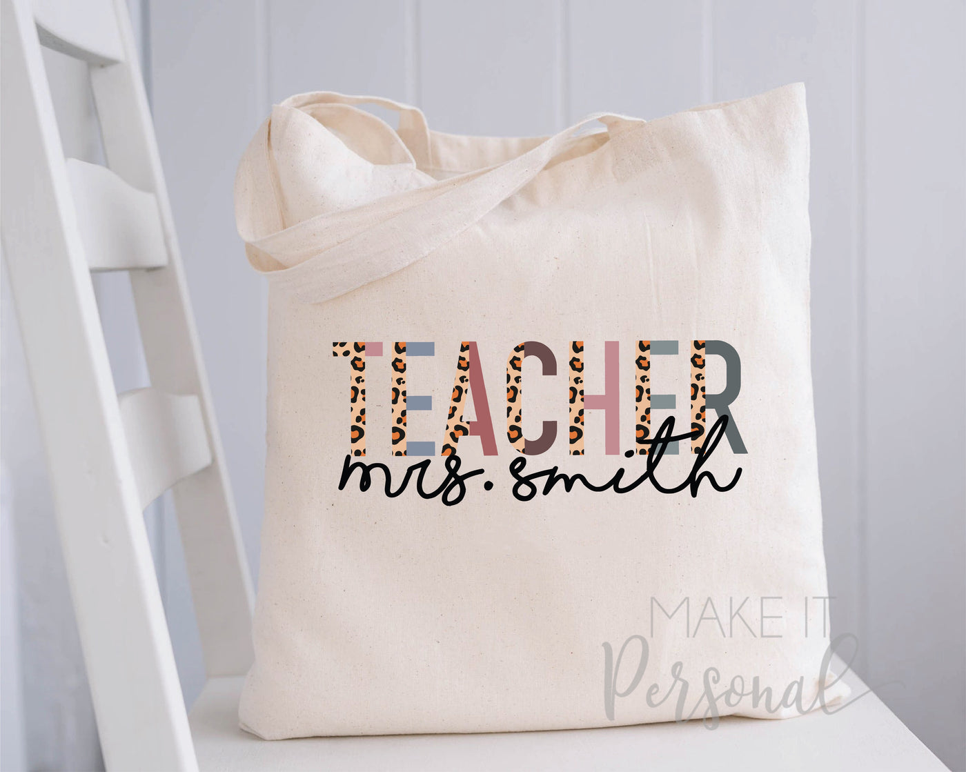 Cheetah Teacher Tote