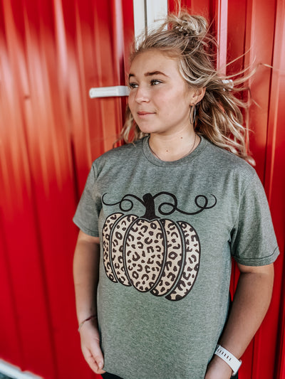 Leopard Pumpkin Tee