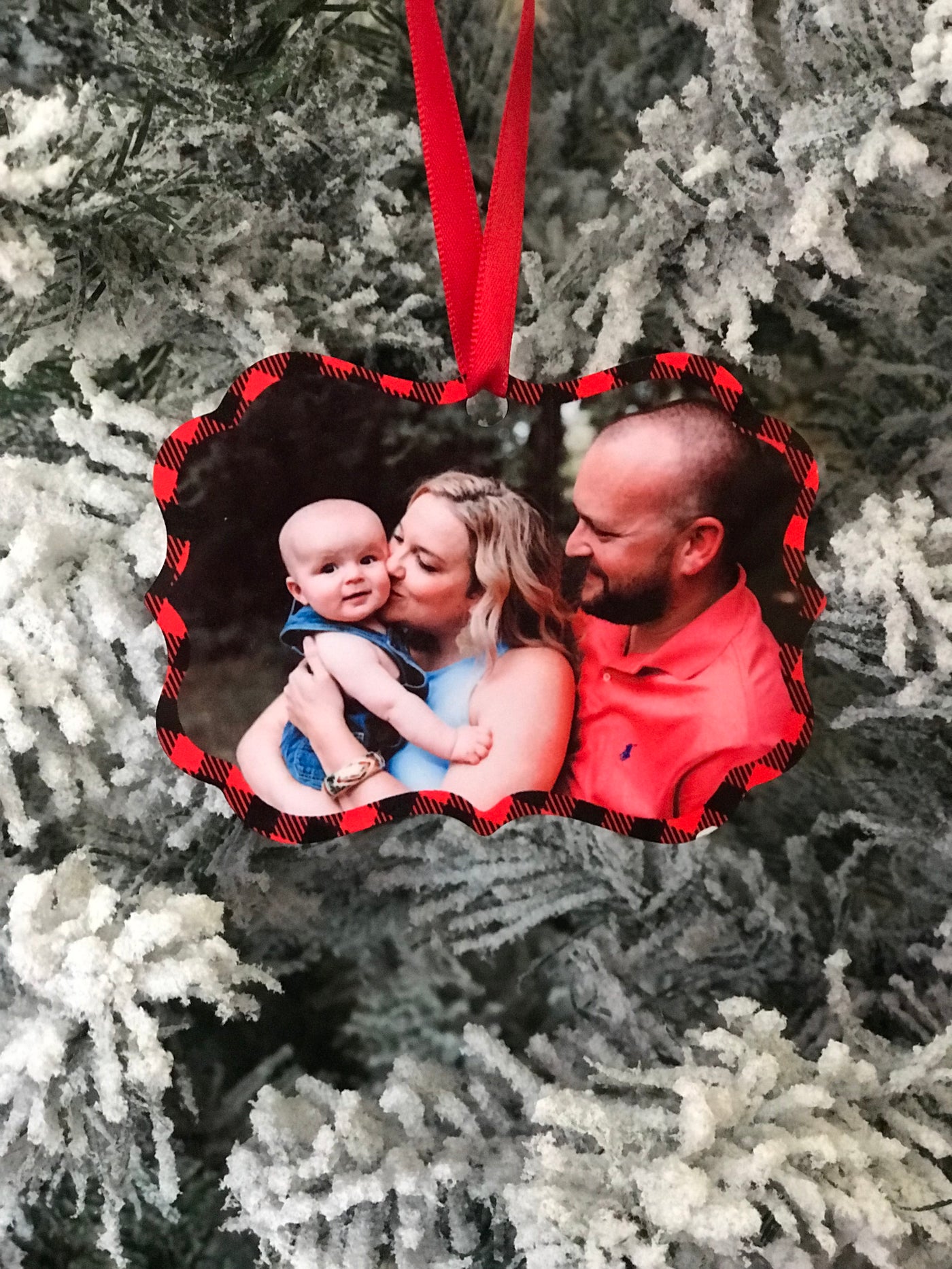 Personalized Photo Ornament - Personalized Christmas Ornament