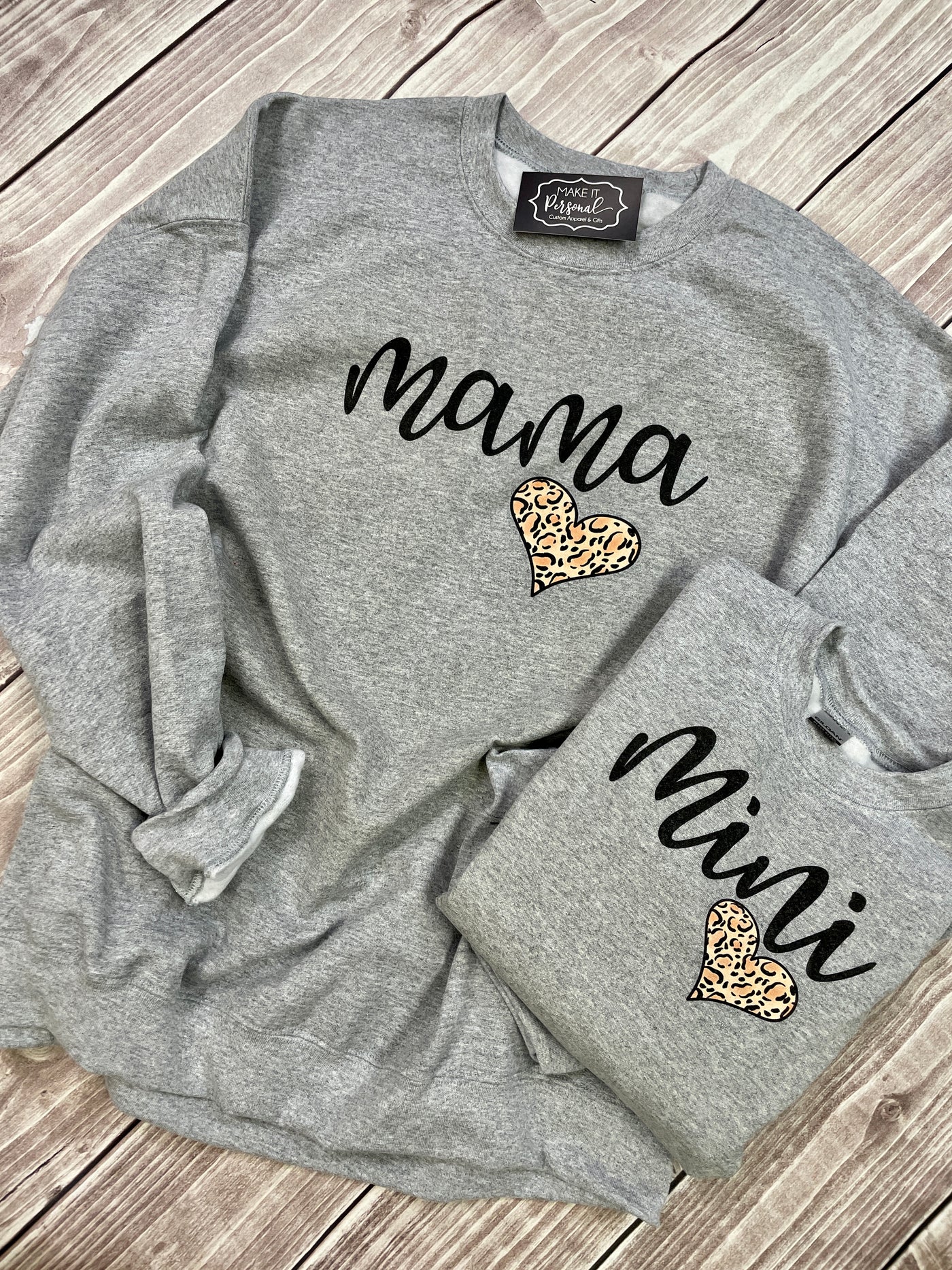 Mama and Mini crewnecks