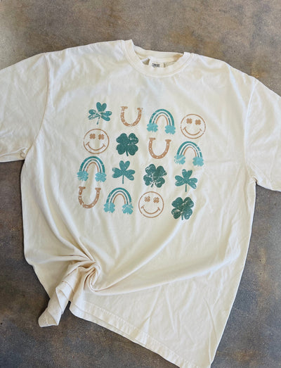 Shamrock Smiley Tee