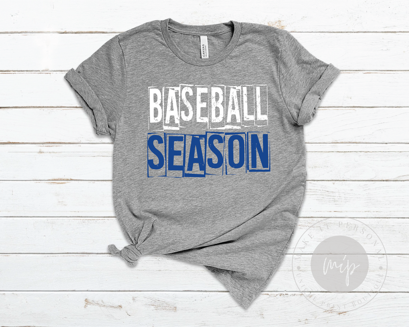 Baseball Season Team Tee