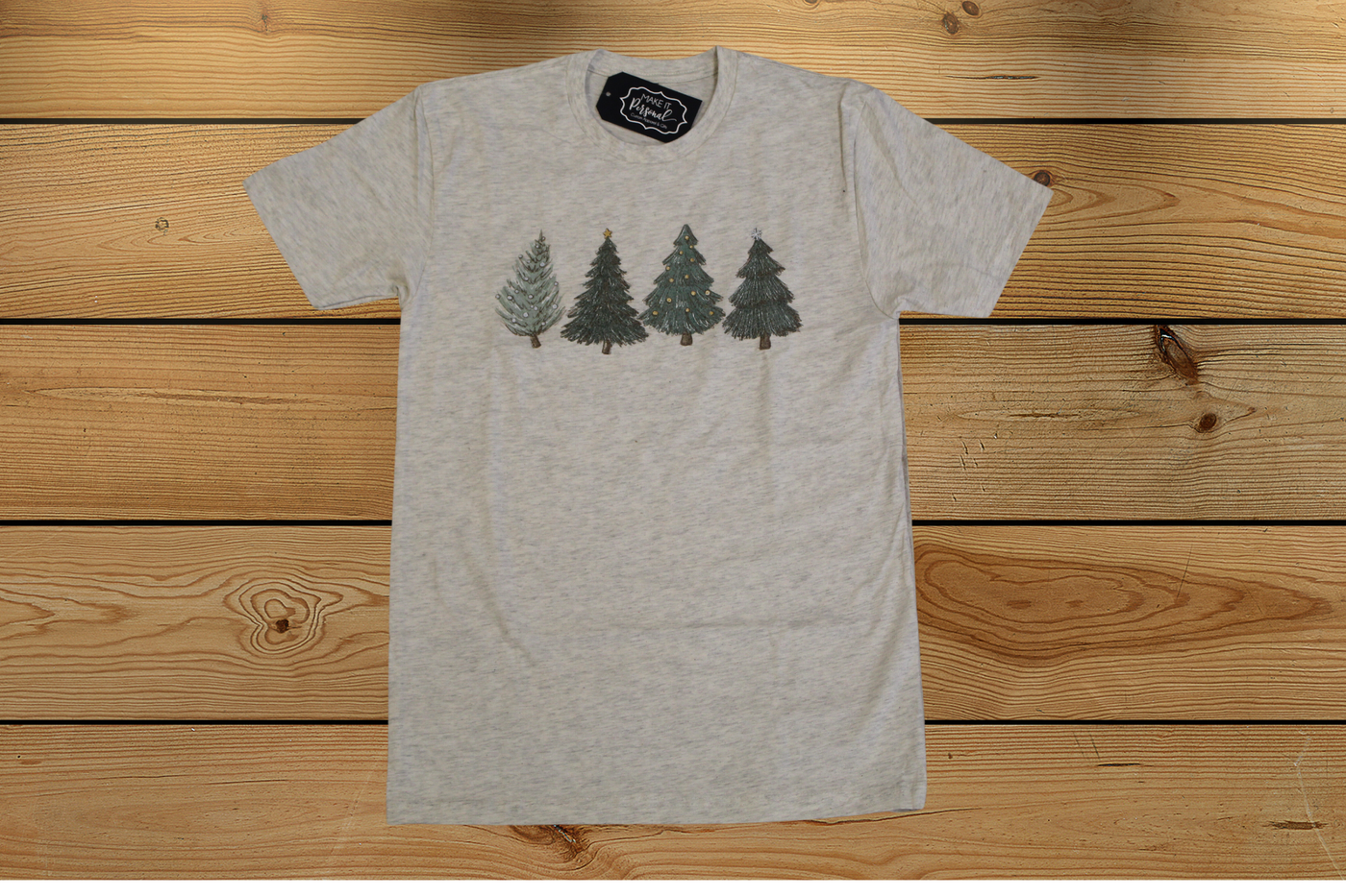 Green Christmas Trees Tee