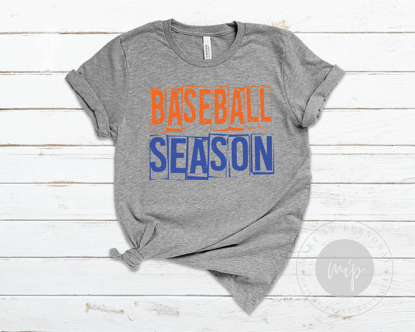 Baseball Season Team Tee