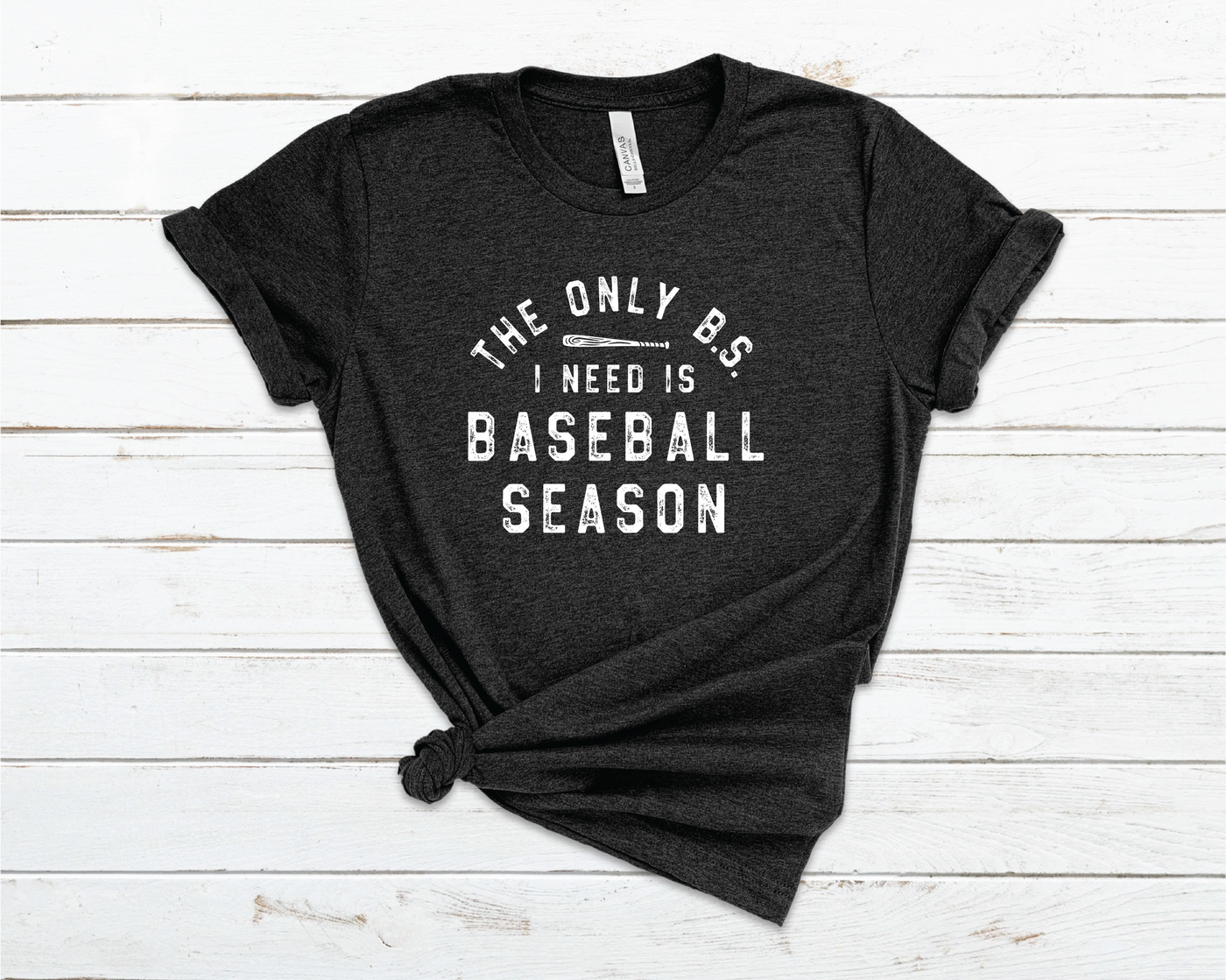 The only BS Baseball Tee