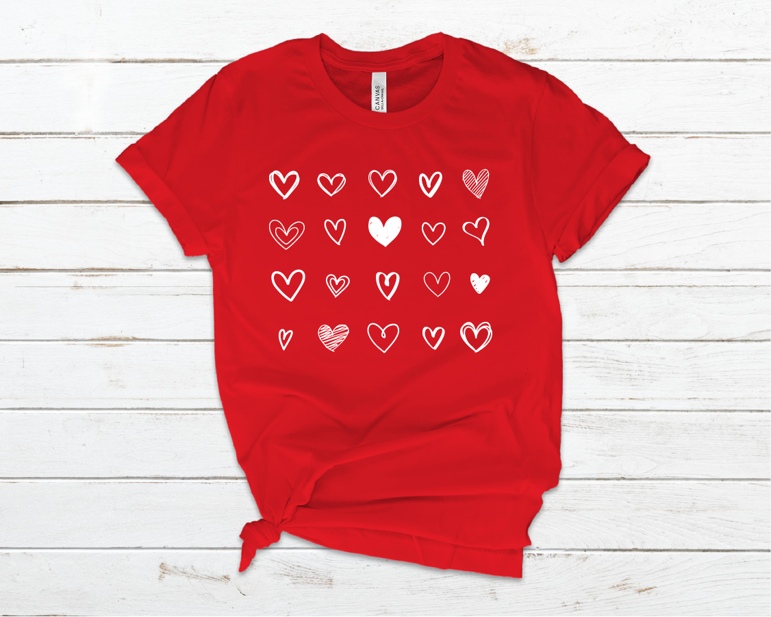 Lots of Hearts Tee